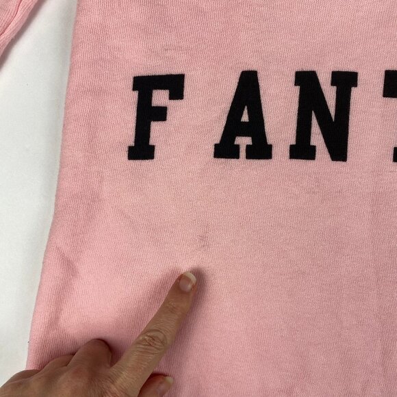 NWT Wildfox Sweatshirt Women's Size Medium "Fangs Are Fantastic" Pink - Picture 8 of 15
